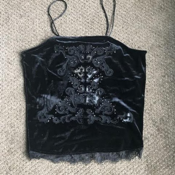 Black Velvet Camisole from Moonlight - Picture 1 of 3